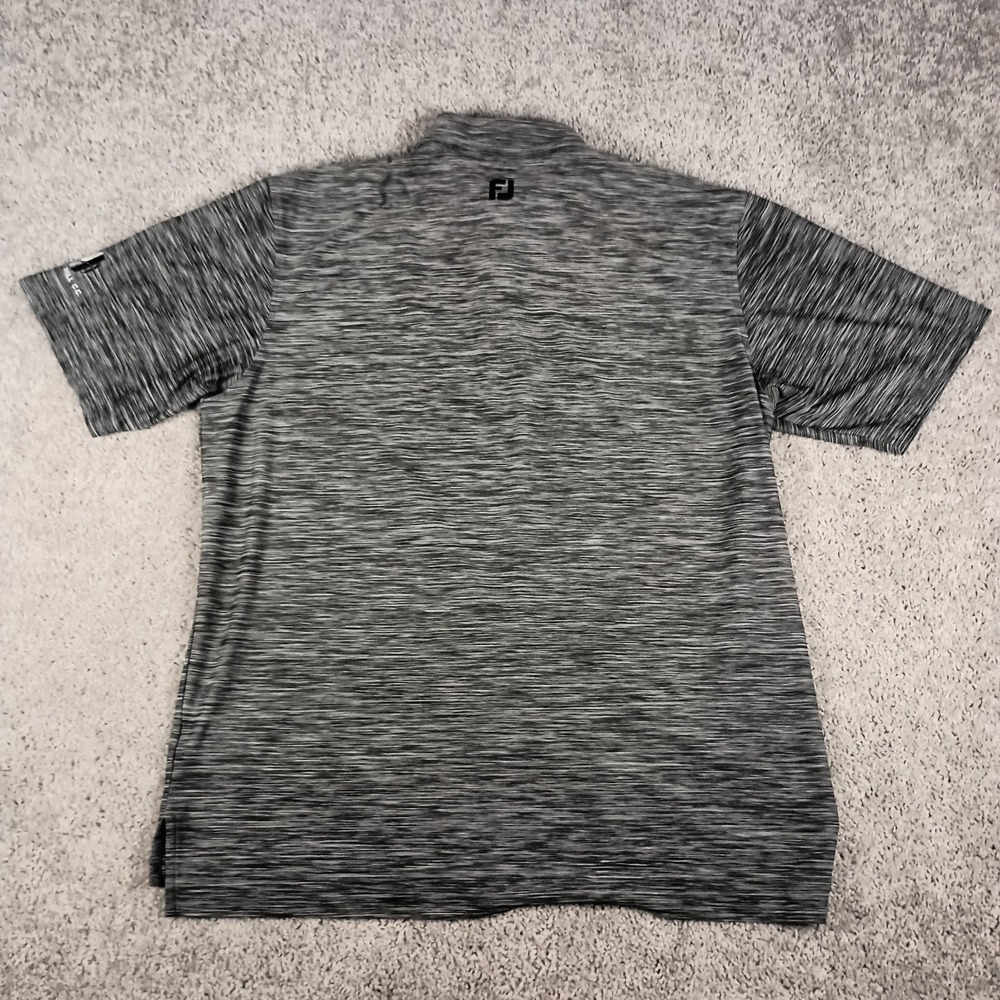 Footjoy XL Grey Heather Mens Polo Shirt Valley Hill C.C. - Picture 6 of 11
